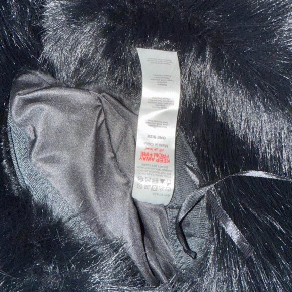 Women's Black and Brown Hat - Picture 3 of 3